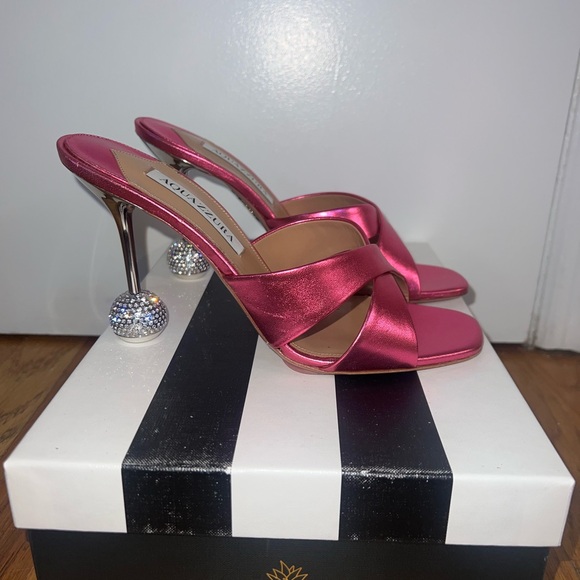 Aquazzura Yes Darling Mule Sz 39 - Picture 9 of 10